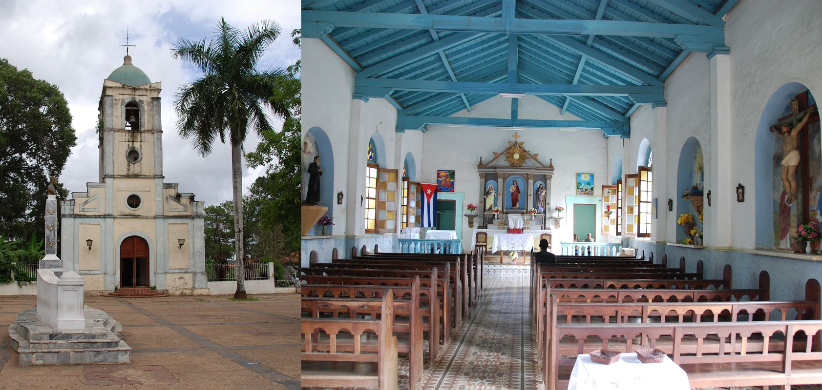 14 Cuba - Vinales - Vinales Village - Parque Marti - Iglesia del Sagrado Corazon de Jesus